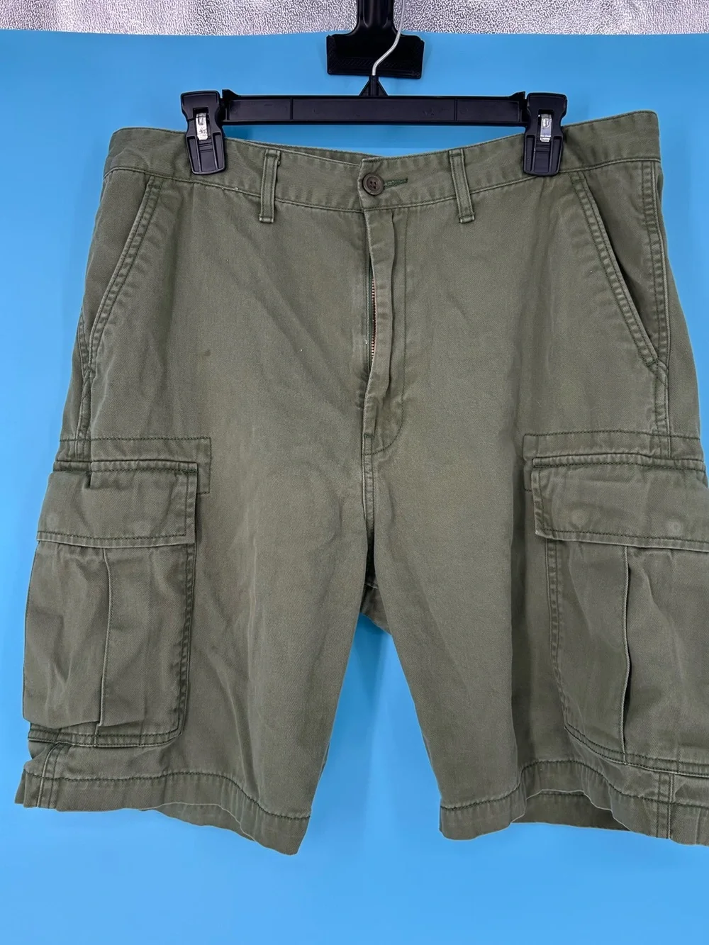 Levi's‎ Olive Cargo Shorts - Military Green W 34